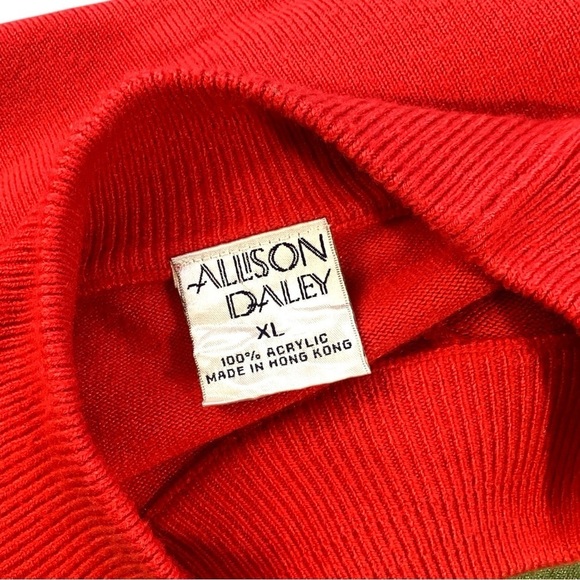 2 Vintage Mock Neck SOFT Acrylic Lightweight Sweaters, Size XL & PXL - Picture 4 of 15